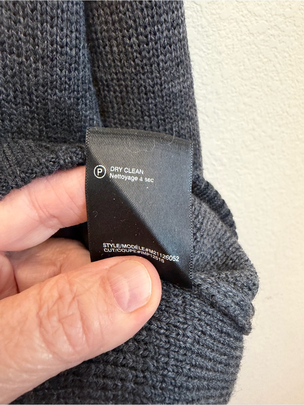 Vince Men's Charcoal Gray Zip-Front Cardigan Sweater Sz M All wool double zip - Picture 8 of 13